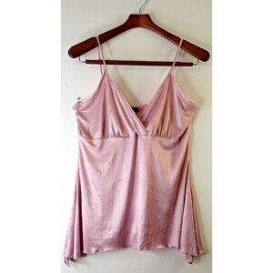 Vtg 90's ZENOBIA Y2K Baby Doll Cami Tank Top Women's Plus Sz 1x Fairy Core Dance